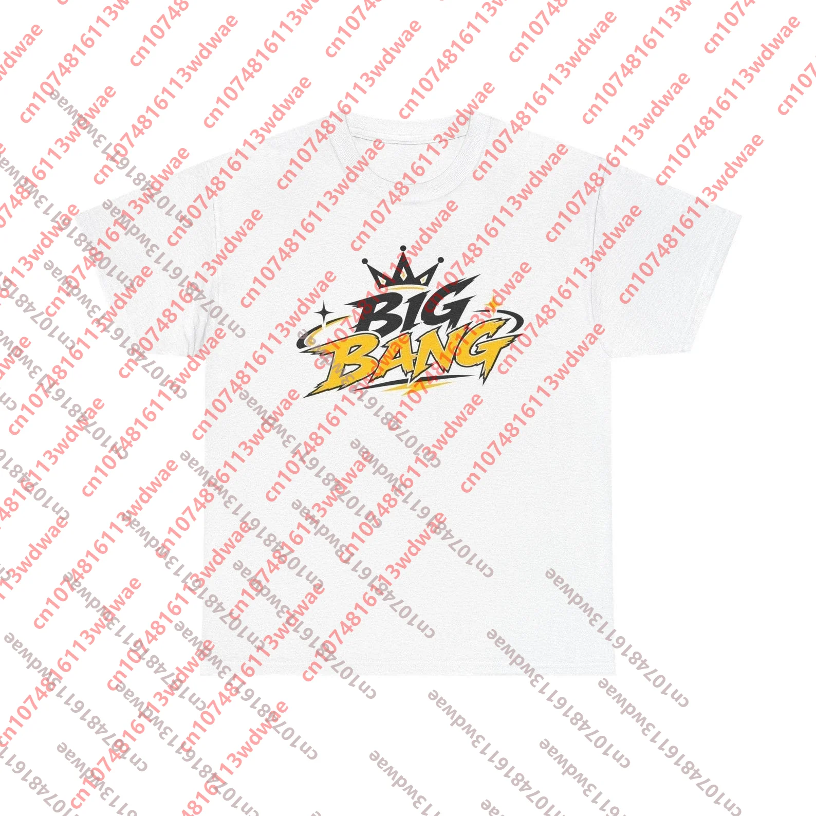 BIGBANG Unisex Short Sleeve T-shirt Kpop Concert Outfit Tee Retro  Casual Loose Top For BIGBANG Fans Live Show Streetwear