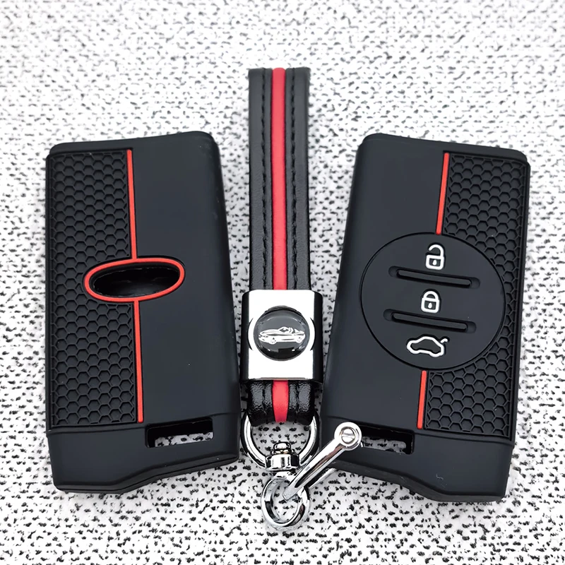 Silicone Key Case Cover for Chery Tiggo 7 Pro 8 Pro Exeed Tiggo 2 3x Arrizo 5 Pro Gx 5x EQ7 Auto Shell Fob Holder Accessories