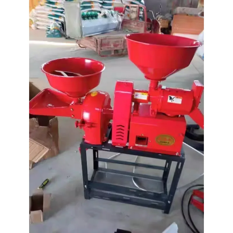 精米機脱穀機小型家庭用万能全自動