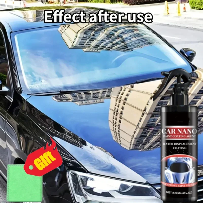 Car Nano Ceramic Coating Spray Liquid Crystal Wax Polishing Paint High Protection Hydrophobic Coat Scratch Repair Car Detailing