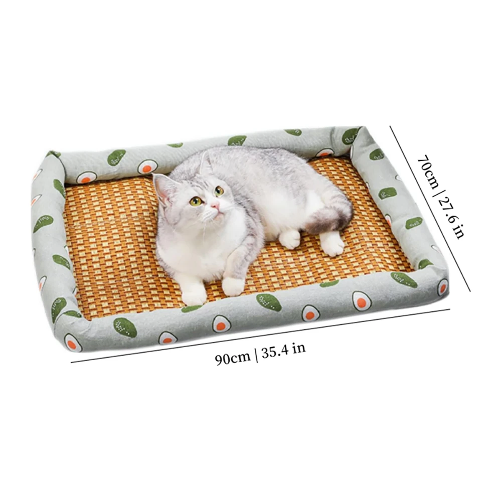 

Pet Summer Mat Nest Cat Nest Dog Nest Pet Ice Pad Pet Mat Pet Bed 90*70cm/35.43*27.56in