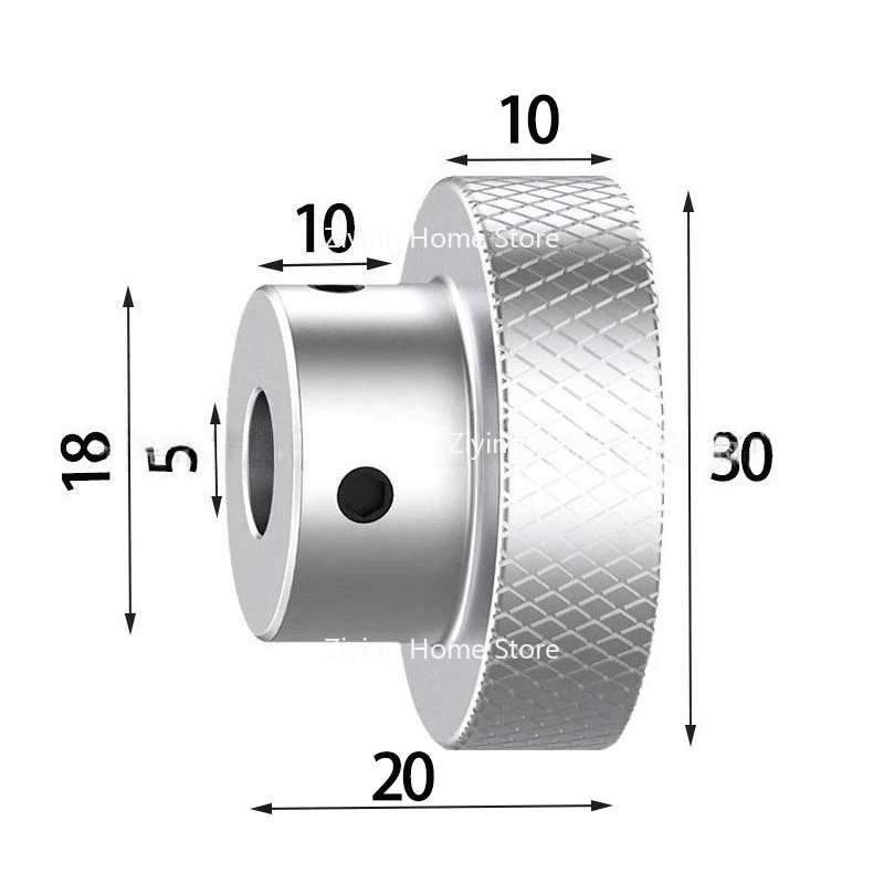 

Suitable for Knurled Handwheel Round Handle Rotating Knob Machine Tool Small Wheel To Fix Aluminum Alloy Top Wire