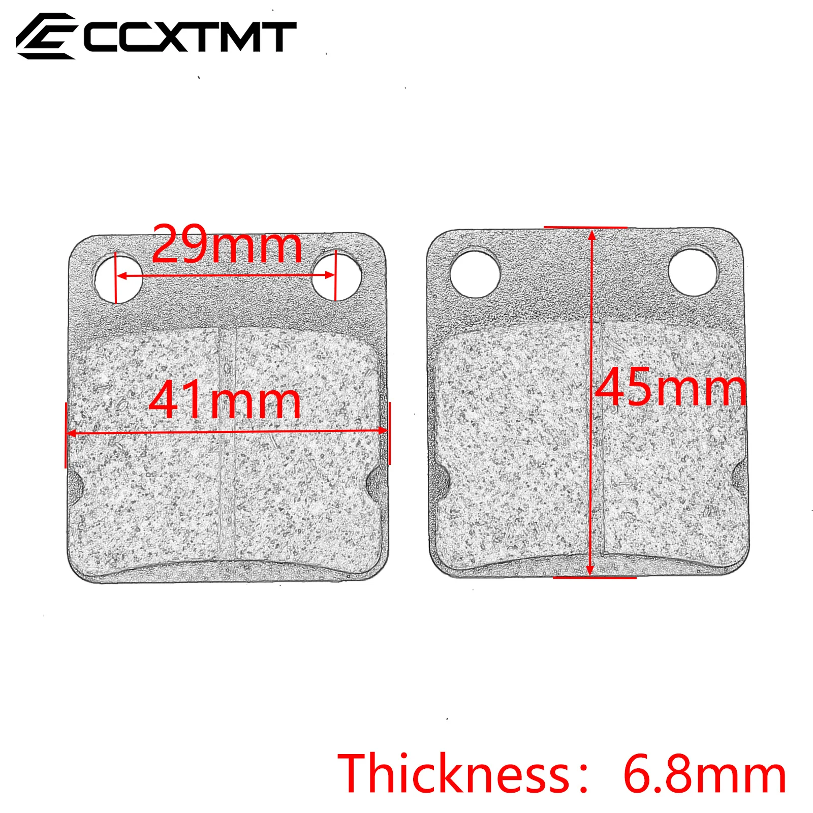 Rear Disks Brake Pads For ATV Quad Go Kart Dirt Pit Bike 50 70 90 110 125 140 150 160 For YAMAHA YFZ350 Banshee 350 Honda 145
