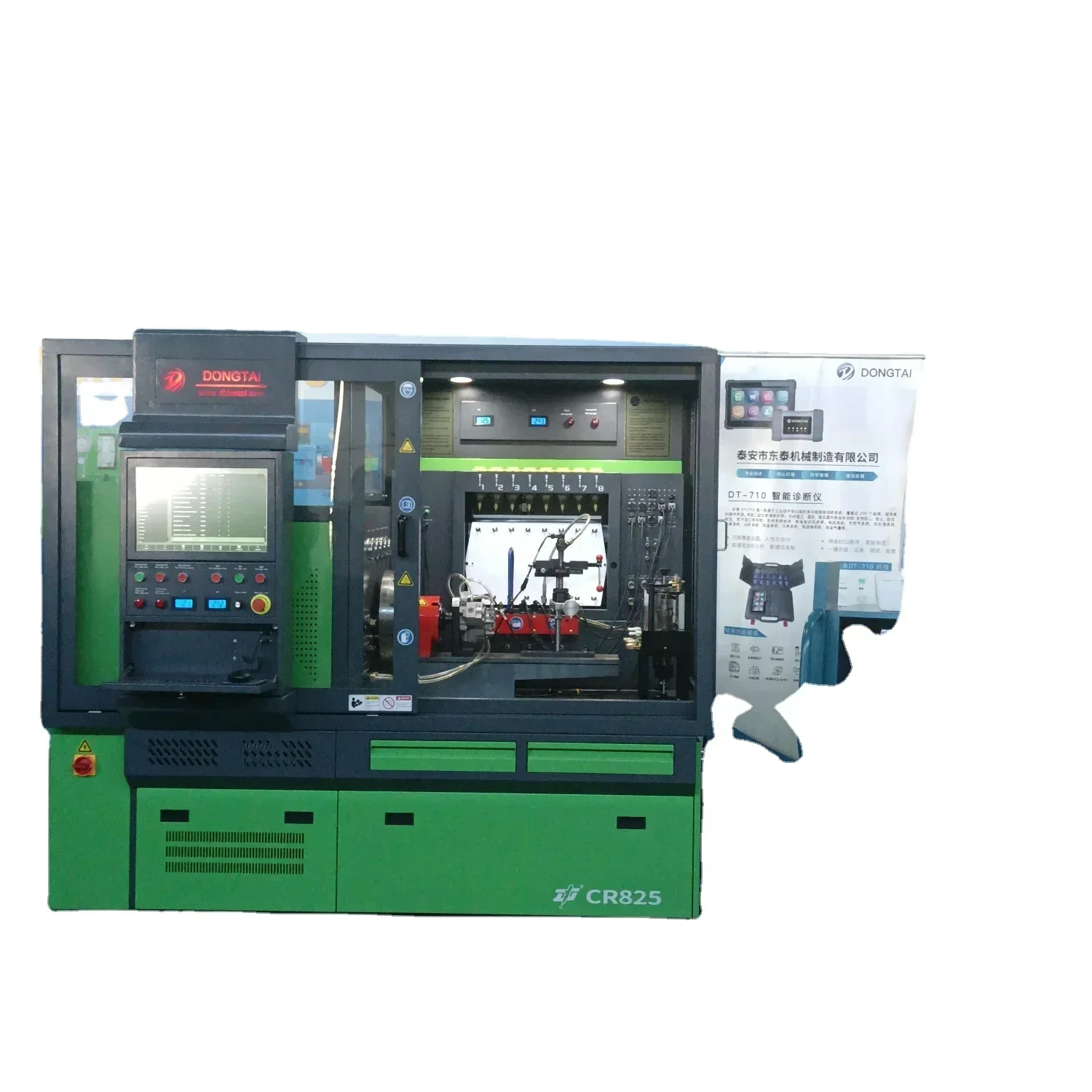 Dongtai Manufacturer CR825 Multifunction Test Bench for Common Rail Injector Pump with New Cambox EUI EUP HEUI HEUP Function