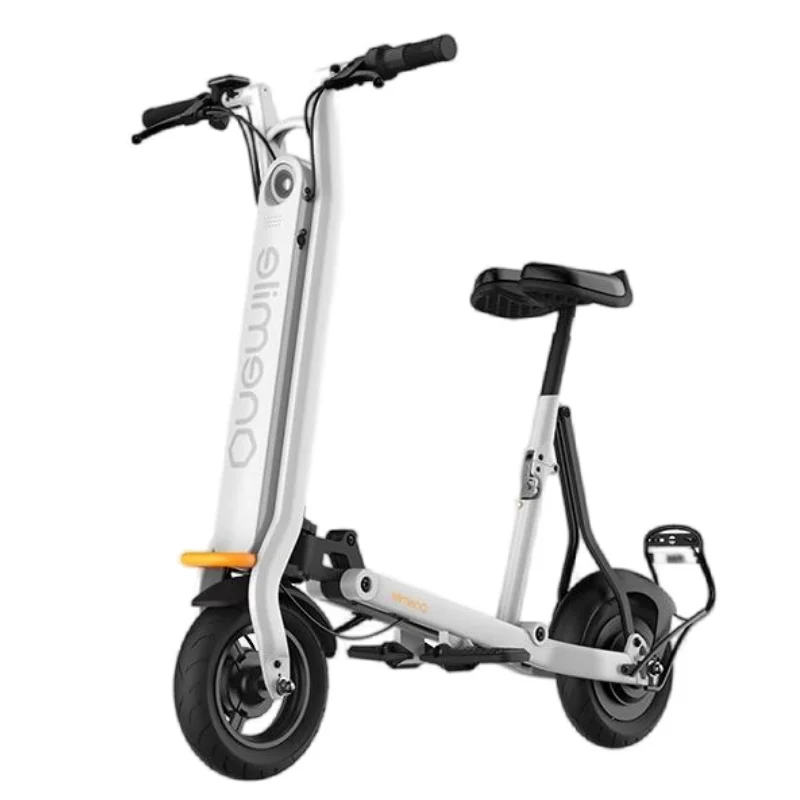 2 Wheels Motor Electric Scooter 10 Inch 500W 10.4Ah 36V Adult Foldable Electric Bicycle Lightweight City Mobility Scooter