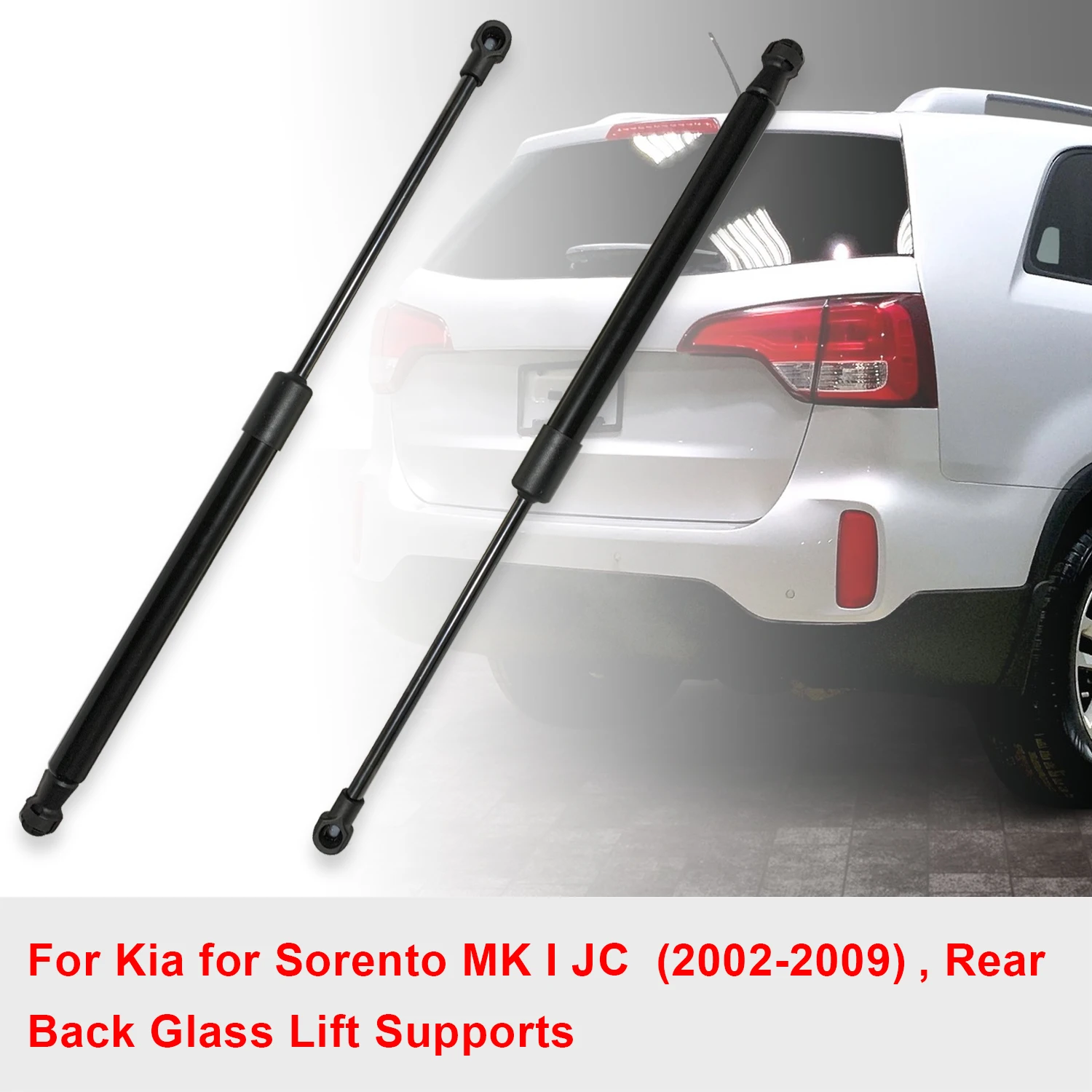 

2PCS Gas Struts for Kia Sorento MK I (JC) 2002-2009 Rear Back Windscreen Lift Supports EU Market OE 871703E000, YD0156