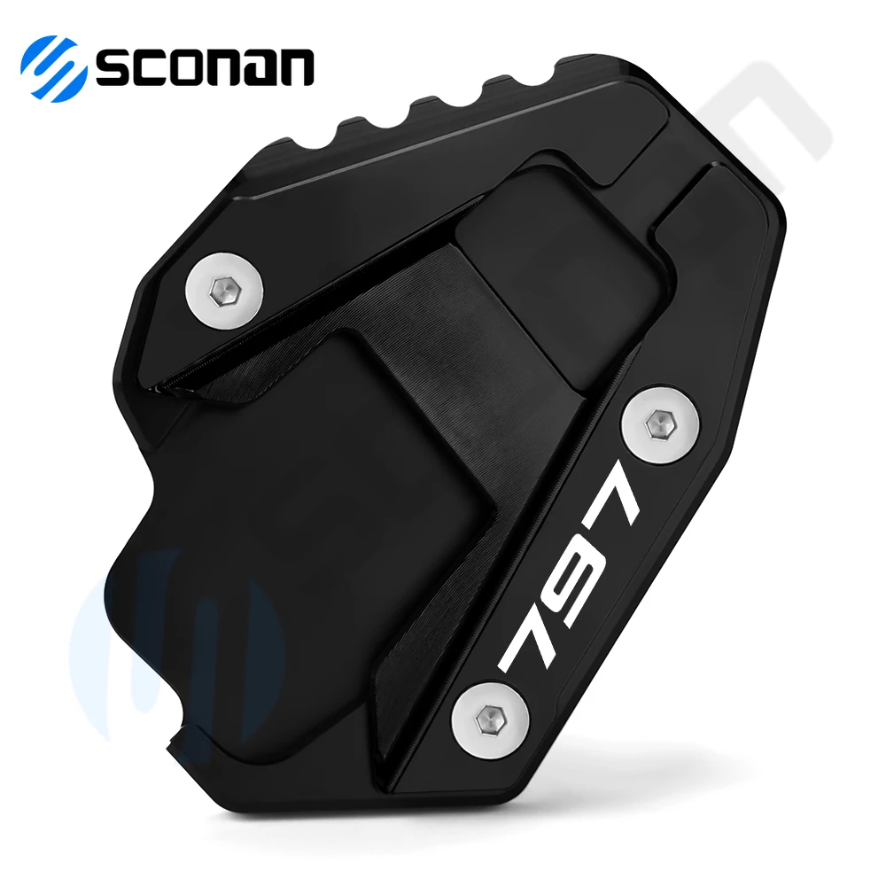 Per Ducati Monster 797 821 821 Dark Stealth 937 937 SP Moto Piede Cavalletto Cavalletto Laterale Ingrandire Piastra di Estensione Accessori