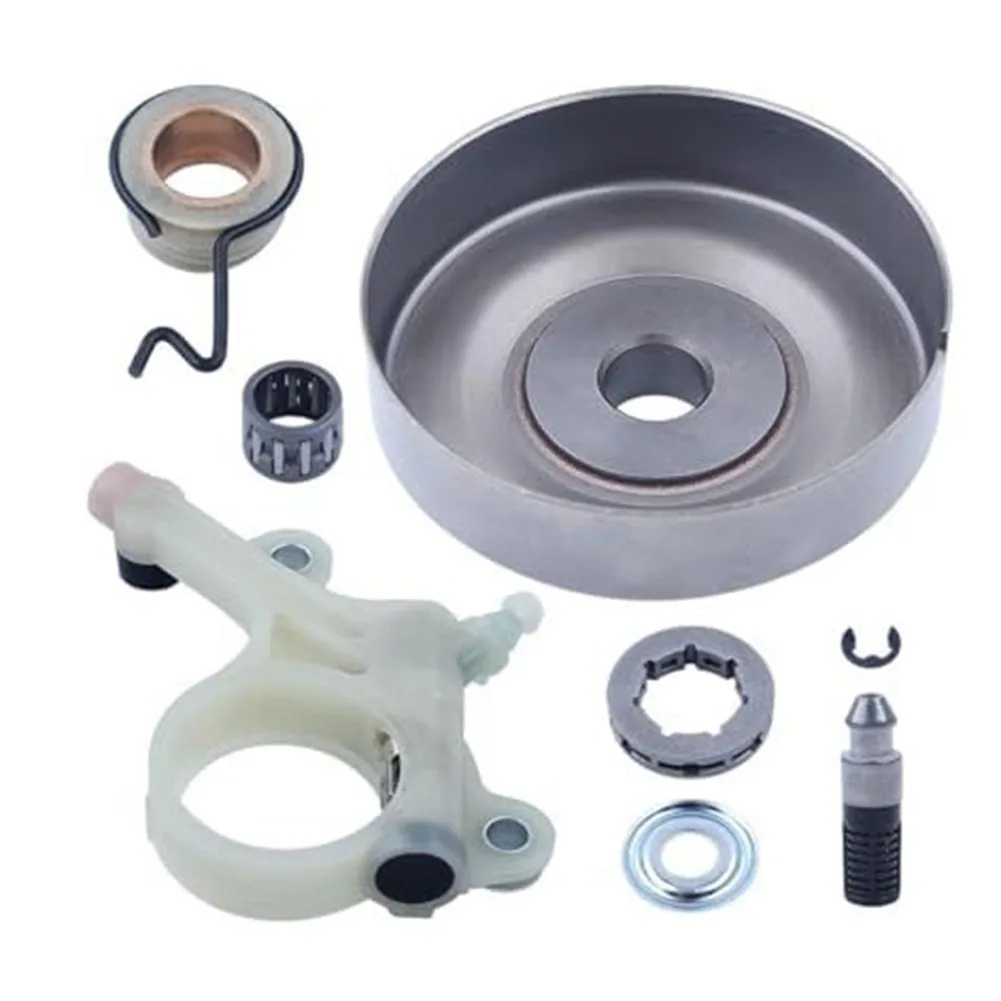 1set Oil Sprocket Rim Kit Low Noise Vibration Reduction With Friction Plate Sensitive Clutch For MS271MS291 Chainsaw Accessories