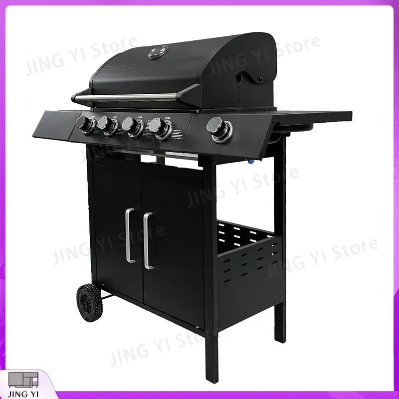 

Outdoor Stainless Steel Gas BBQ Grill Portable Barbecue Grill for Camping Picnic Backyard Cooking Heavy Duty Grill with