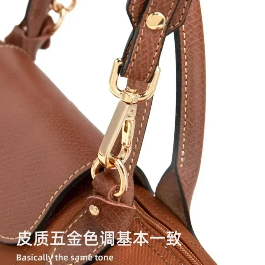 Nowa torba regulowany pasek na ramię dla Longchamp mały krótki rama do torebki zmodyfikowany pasek Messenger prawdziwa skóra