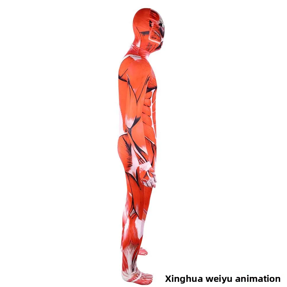 Halloween Grote Maat Giant Ycos Anime Rolplang Stage Performance Kostuum Cosplay Atta on Titan Traditionele dameskleding