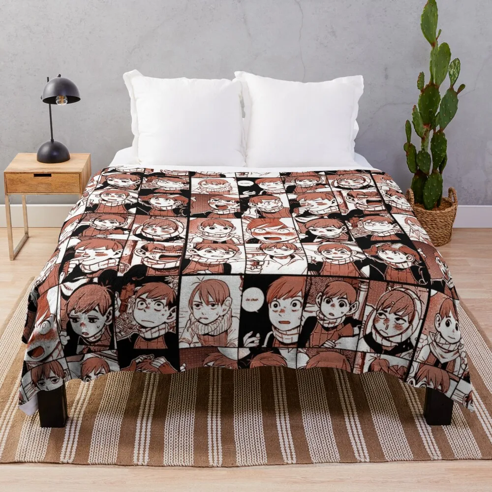 Chilchuck - Dungeon meshi Manga Panel collage Throw Blanket wednesday Sofa Quilt valentine gift ideas Custom Blankets