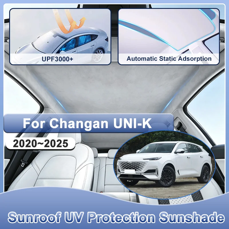 Для Changan UNI-K Skylight 2020 2021 2022 2023 2024 2025: электростатический солнцезащитный экран с теплоизоляцией и защитой от ультрафиолета.