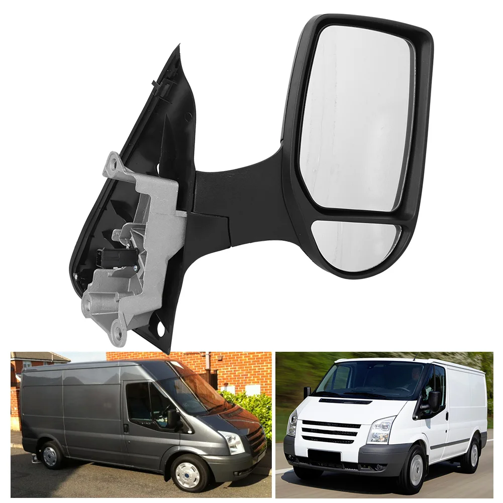 Electric Rearview Mirror Heated Glass Wing Mirrors Drivers Side Fit for  Transit Mk7 Van 7/2006‑9/2014 Power Door Mirrors