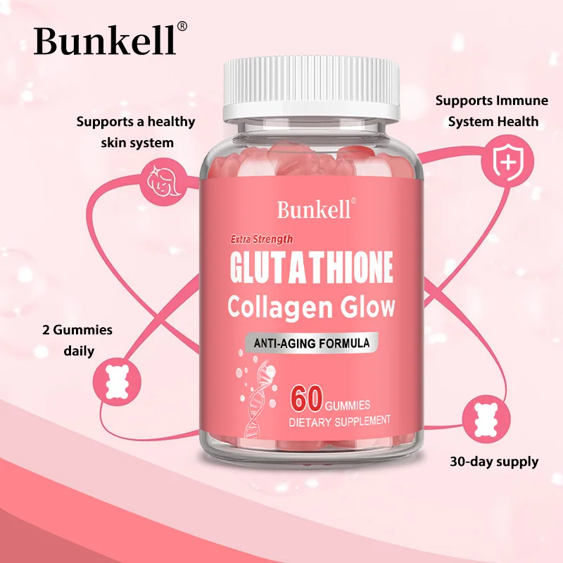 

Добавка с коллагеном глутатиона — поддерживает молодежную жизненную силу — поддерживает здоровье кожи, антиоксидантная добавка, без GMO