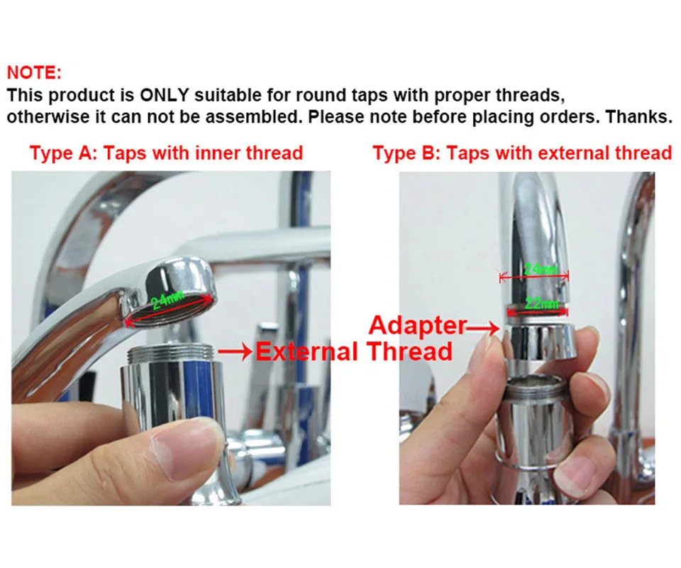 LED Temperature Sensitive Faucet Water Saving Kitchen Bathroom Sensor 7 Color Change Faucet Head Aerator Tap Nozzle Shower