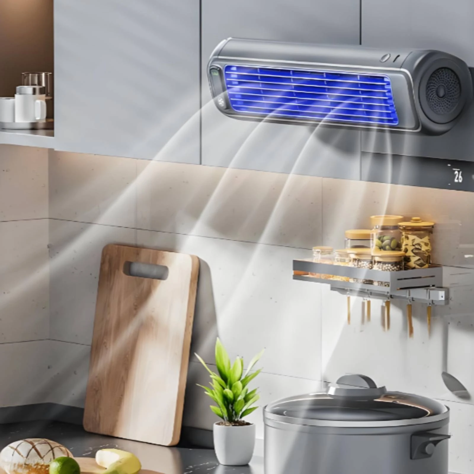 Desktop Column Fan Two-in-One Use 3-Speed Column Fan Air Circulator Slim Home Appliance Vertical for Desk