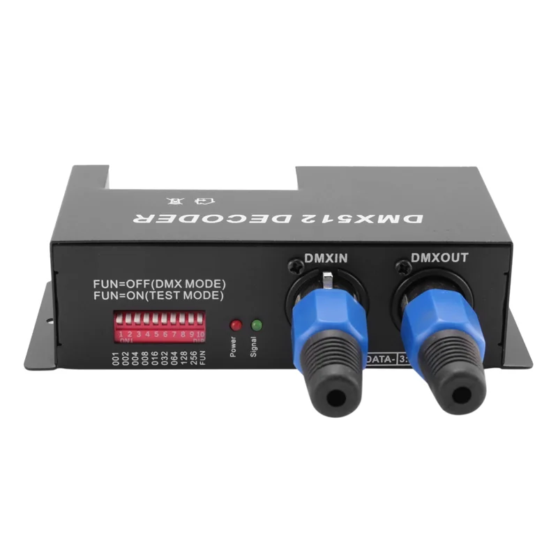 Y51A-4 Saluran DMX Dekoder RGBW PWM DMX512 Dimmer Driver RGBW LED Strip Lampu Controller Input 12V-24V DC