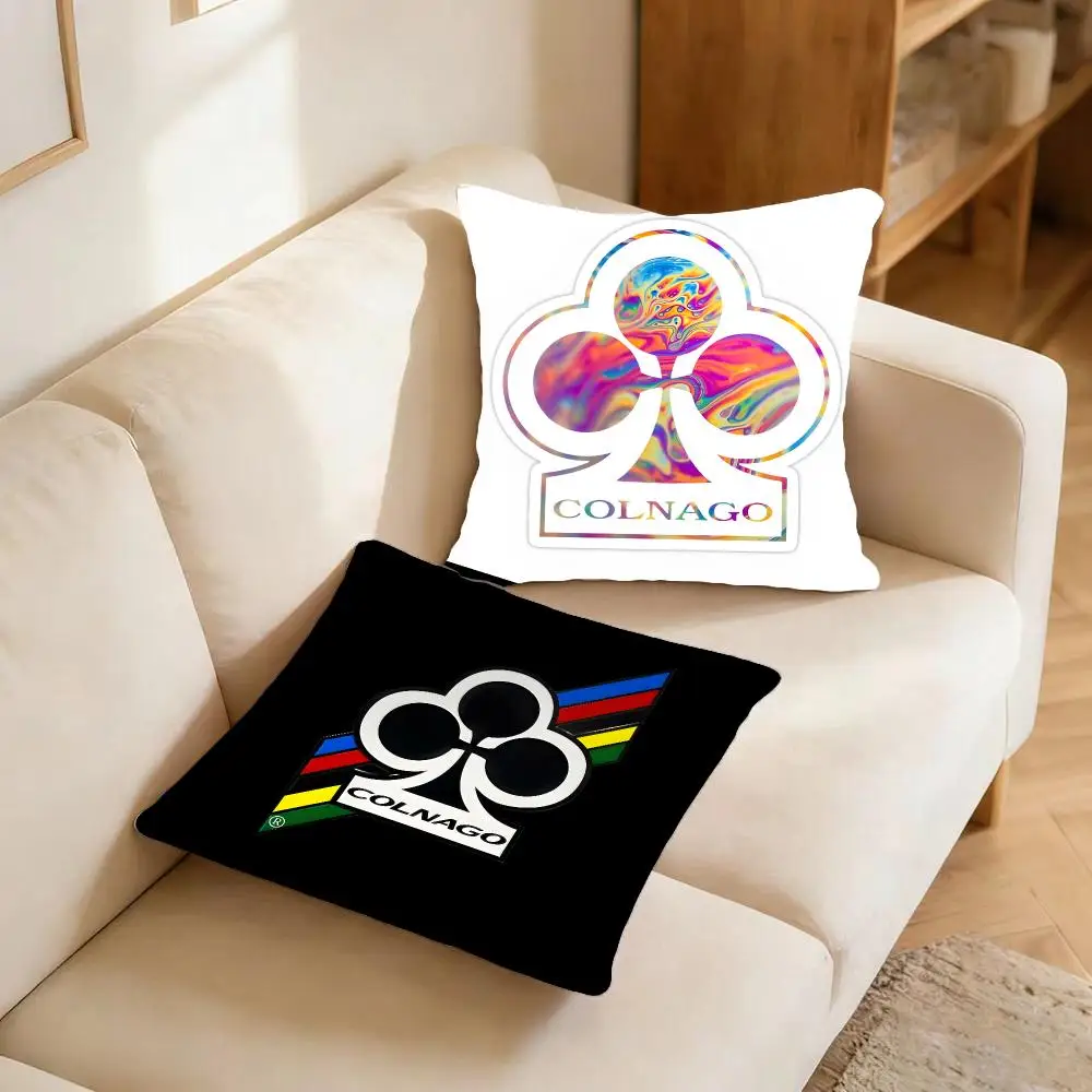 brand bicycle C-Colnago Cushion Cover College student bedding Industrial Hotel Cafe Fluffy velvet