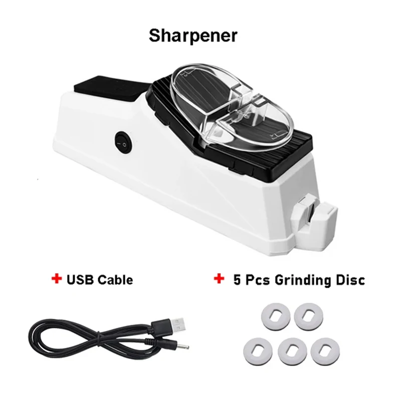 1 SetNew Electric Knife Grinder Home Portable Quick Knife Grinder Multi Functional Automatic Vegetable Grinding Knife God Tool