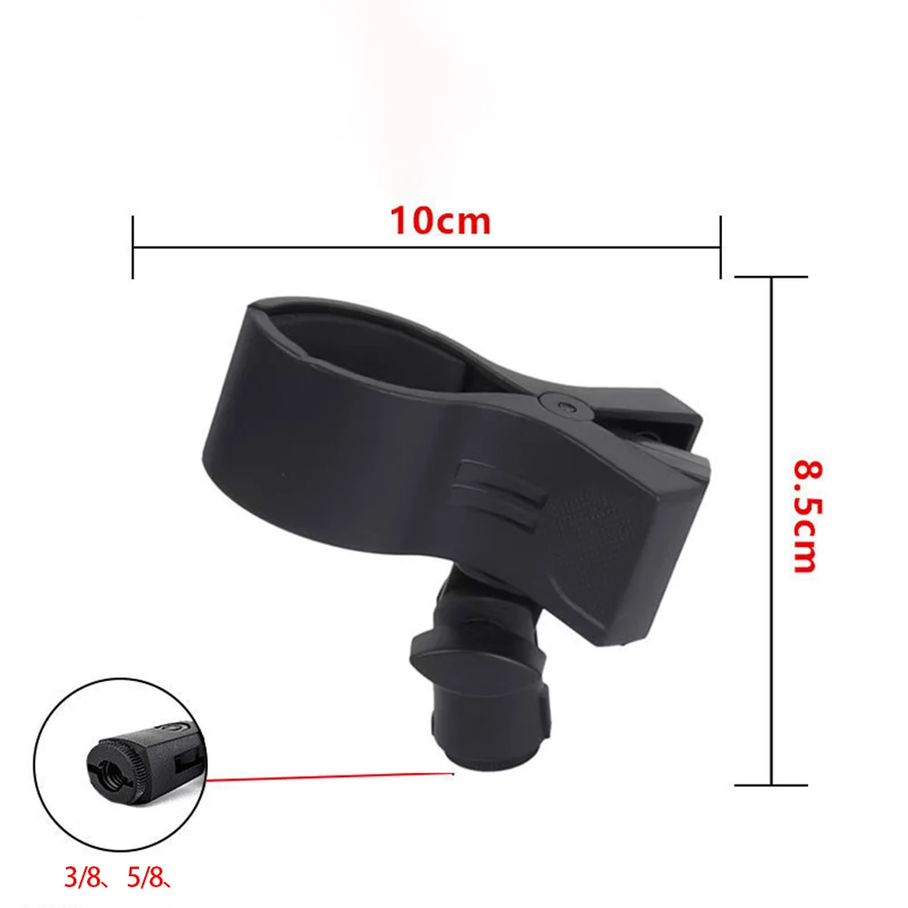 Professional Large Microphone Clip Clamp Holder For 3/8 or 1/4 Adapter Break resistant Design Suitable for Stage Shows