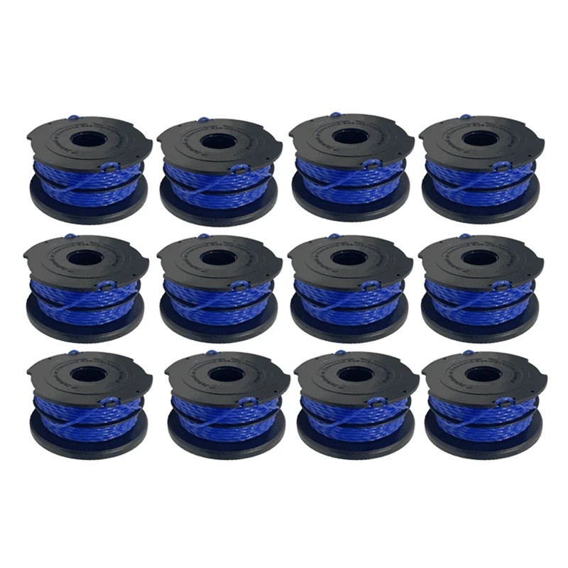 

12 Packs Plastic Replacement Spool Spool Nylon Grass Head For BLACK+DECKER A6441