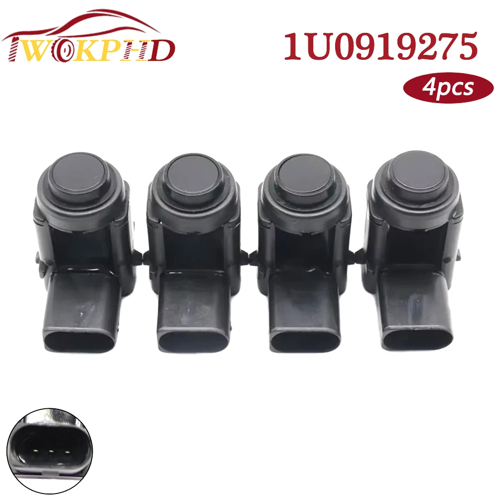 NEW PDC Parking Sensor Bumper Reverse Assist 1U0919275 For Volkswagen Golf Phaeton Touran Touareg For Skoda Seat Audi 4pcs