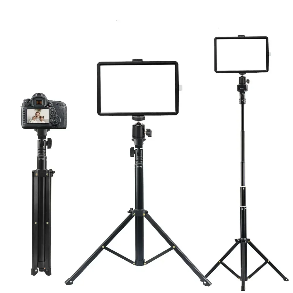 ZOMEI 133cm Tripod Adjustable Bracket Photographic 6/8in Fill Light Dimmable and Color Filters for Video Recording and Streaming