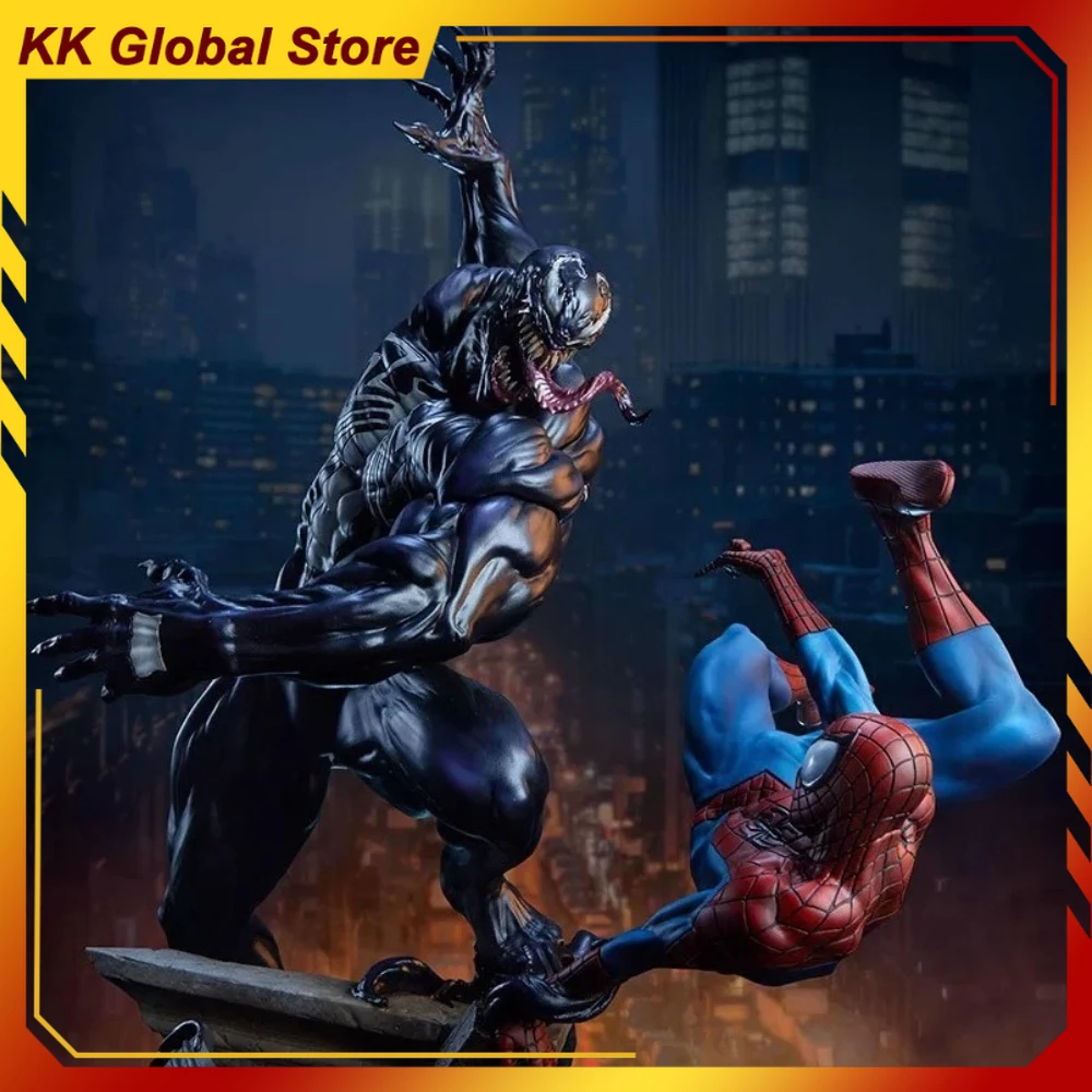

Sideshow No Way Home Фигурка Человека-паука Venom Периферийные устройства Модель из смолы Коллекционная статуя Украшение рабочего стола Украшения Подарки Игрушки
