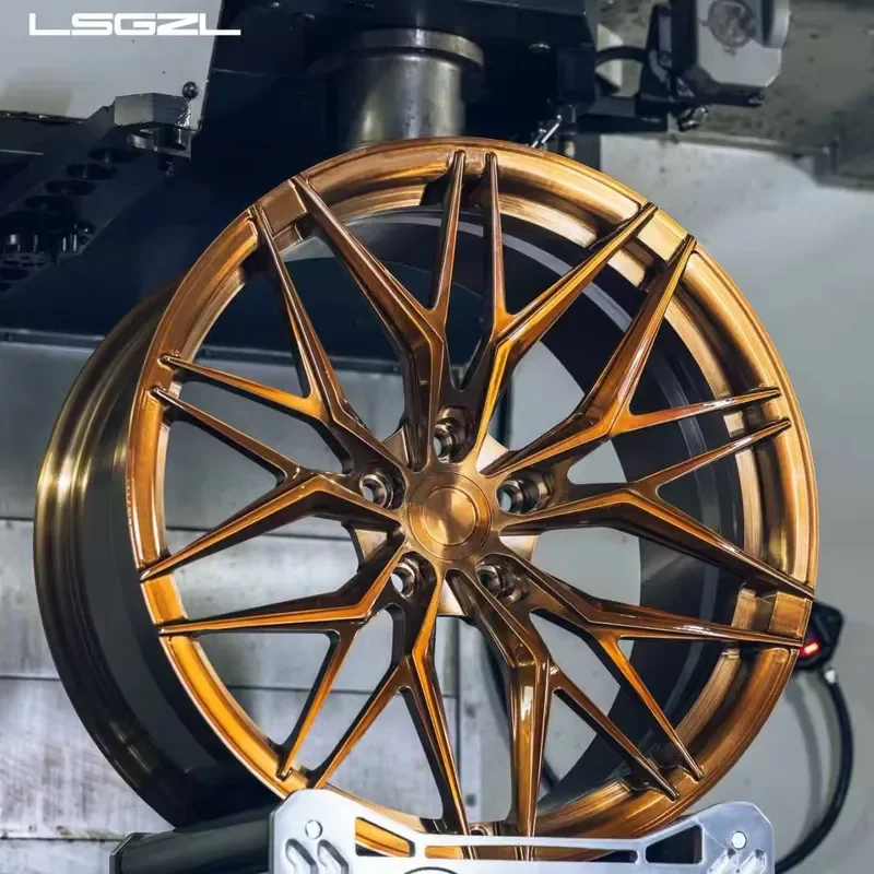 Customized Forged Alloy Wheels One-piece Polished/Brushed Gold 18 20 22 24 Inch 5x127 Forged Wheels for C10 Impala