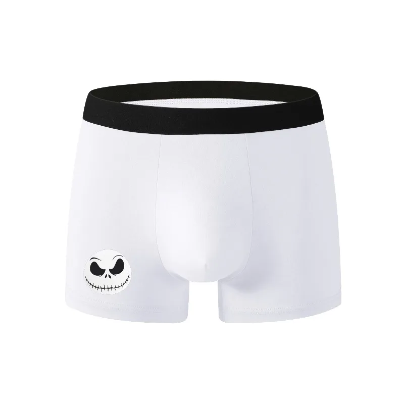 

Summer 2025 new men's underwear: Comfortable, simple, funny face, close-fitting four-corner shorts. Men must dry quickly
