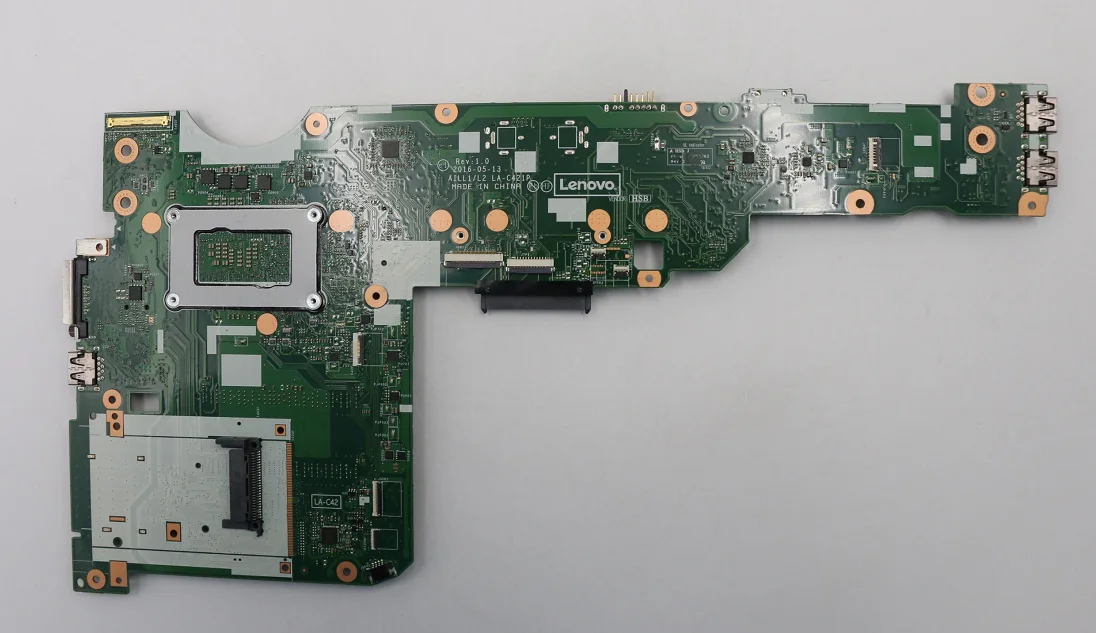 Lenovo ThinkPad L560 Laptop Motherboard, FRU:00ur177, AILL1, L2, AILL3, LA-C421P, CPU i3-6100U, 100% Teste, Works sen, Lot