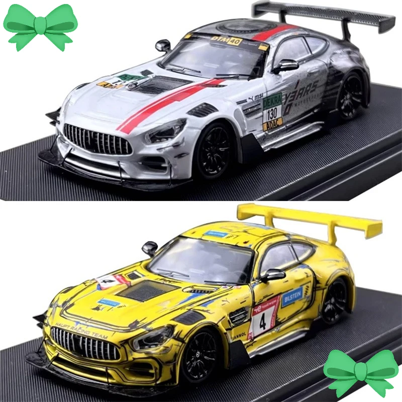 

Rhino Model RM 1:64 GT S 2024 Yellow/DTM Limited499 Alloy Vehicle Collectible Car Model