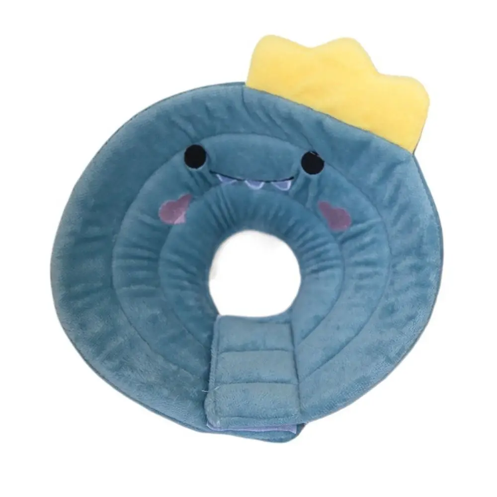 

Soft Bee Shape Cat Recovery Collar Cotton Adjustable Cat Elizabethan Collar Anti-licking Dinosaur/Bee/Carrot Shape