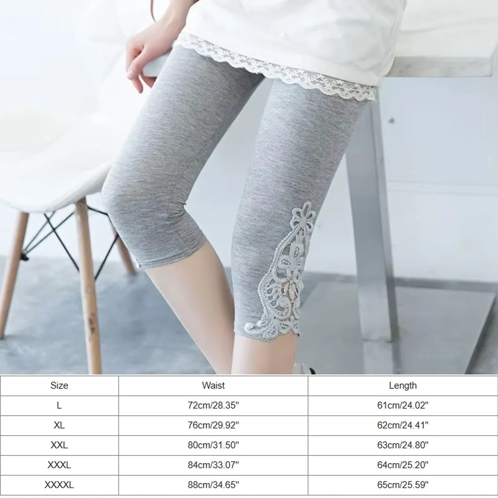 Hollow Out Women Leggings Stretch Slim Fit Thin Cropped Capris Pants Breathable Solid Color Stretch Leggings Daily Wear