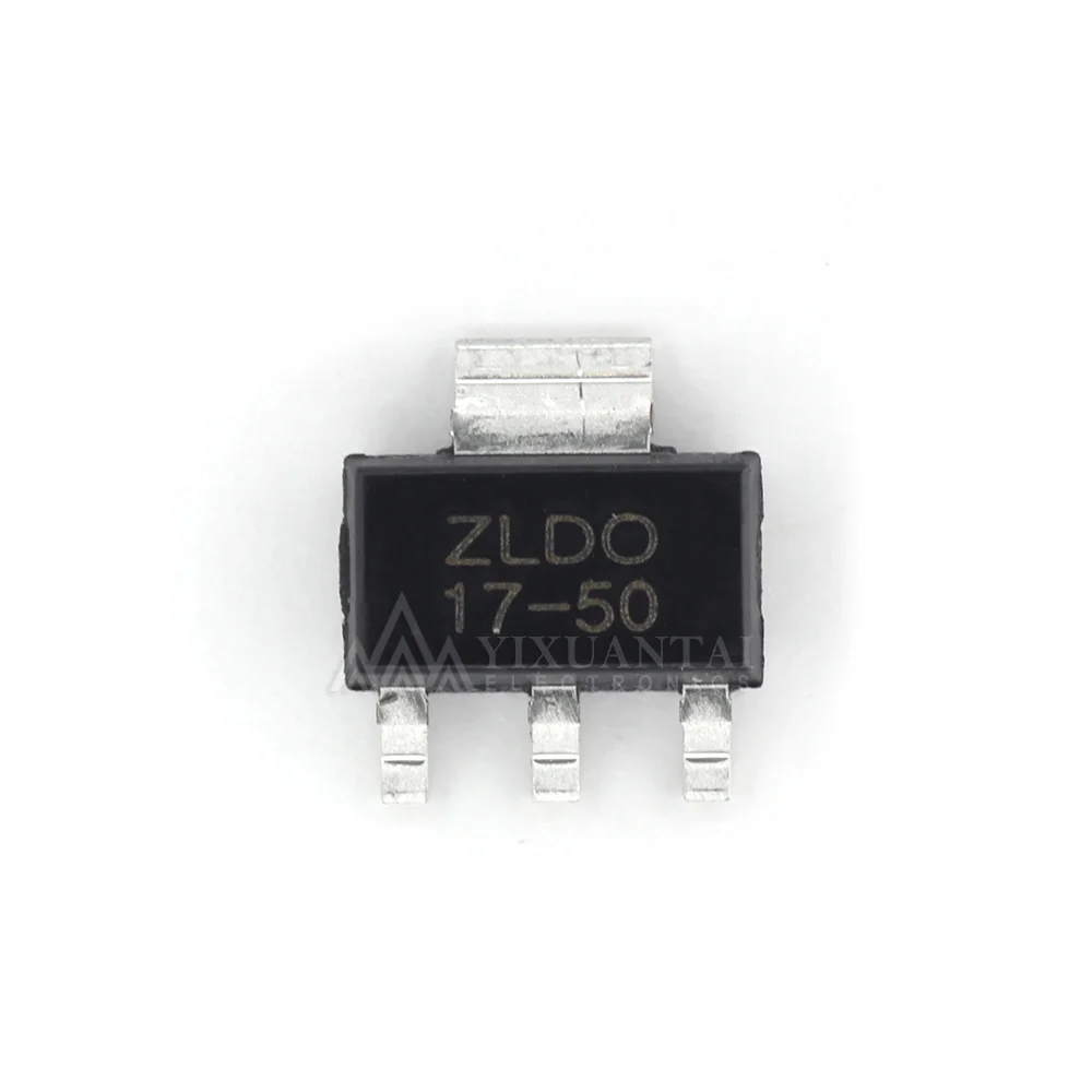 

10 шт./лот, новый оригинальный ZLDO1117G50TA ZLDO1117G50T ZLDO1117G50, маркировка: ZLDO 17-50 IC REG LINEAR 5 В 1A SOT223