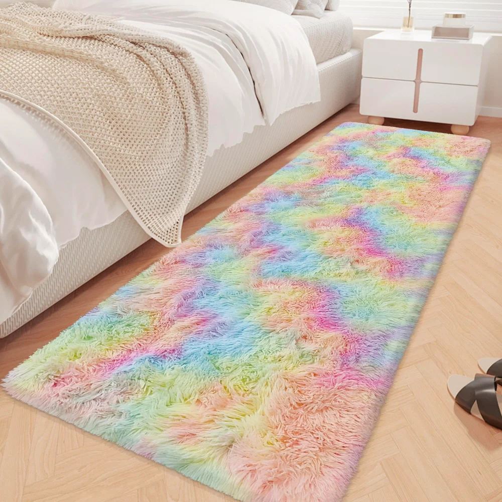VIKAMA Gradient Blue Fluffy Ru – Home Decor Under 100 recenzja i cena