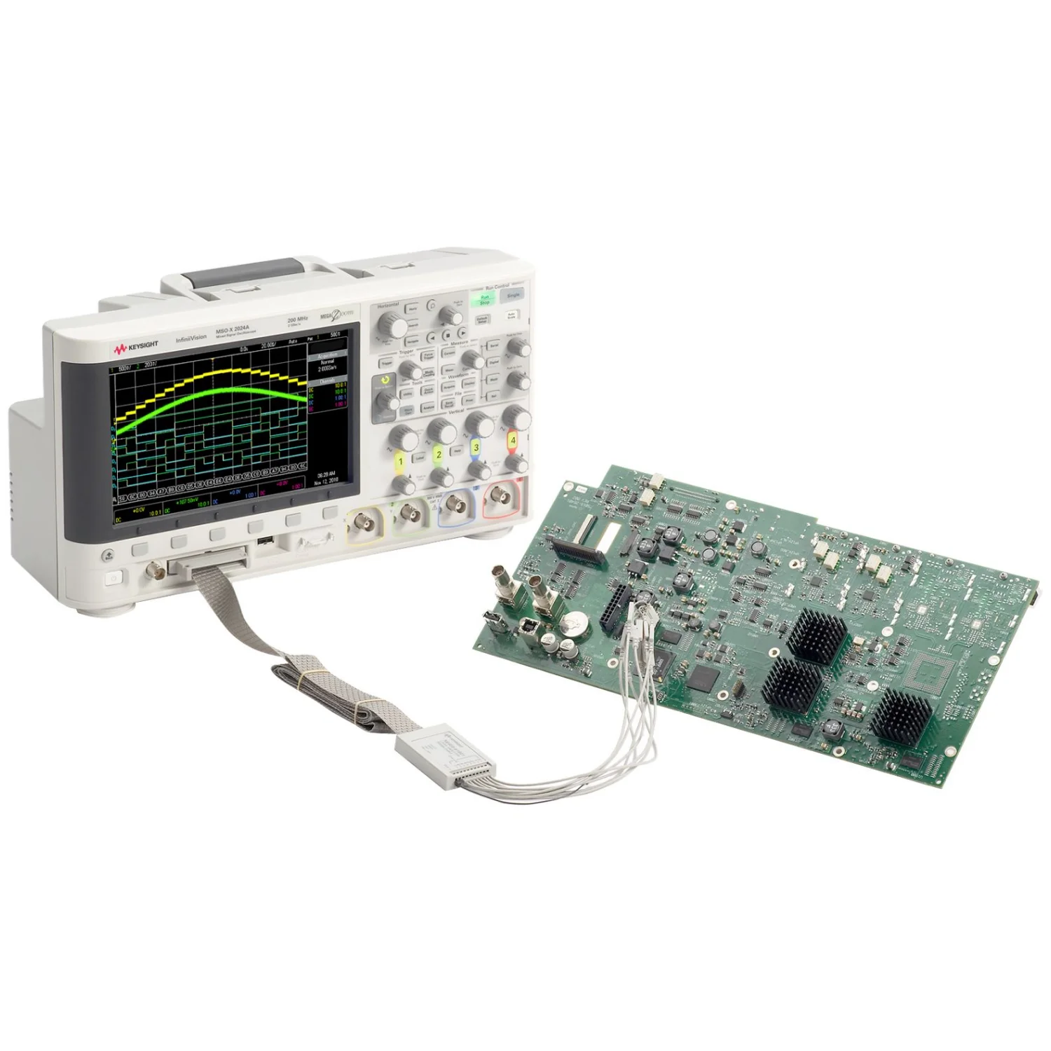 Keysight DSOX2012A:2 Analog Channels 100MHz oscilloscope/100kpts memory,and 200,000 waveforms/sec update rate-1pcs