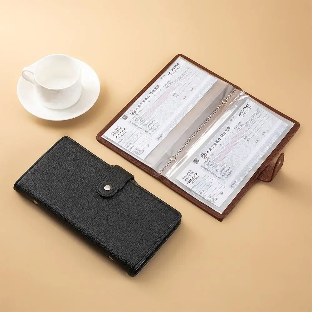 Save Money Envelopes Money Saving Challenge PU Waterproof Money Collection Book Large Capacity Reusable Savings Challenges Book