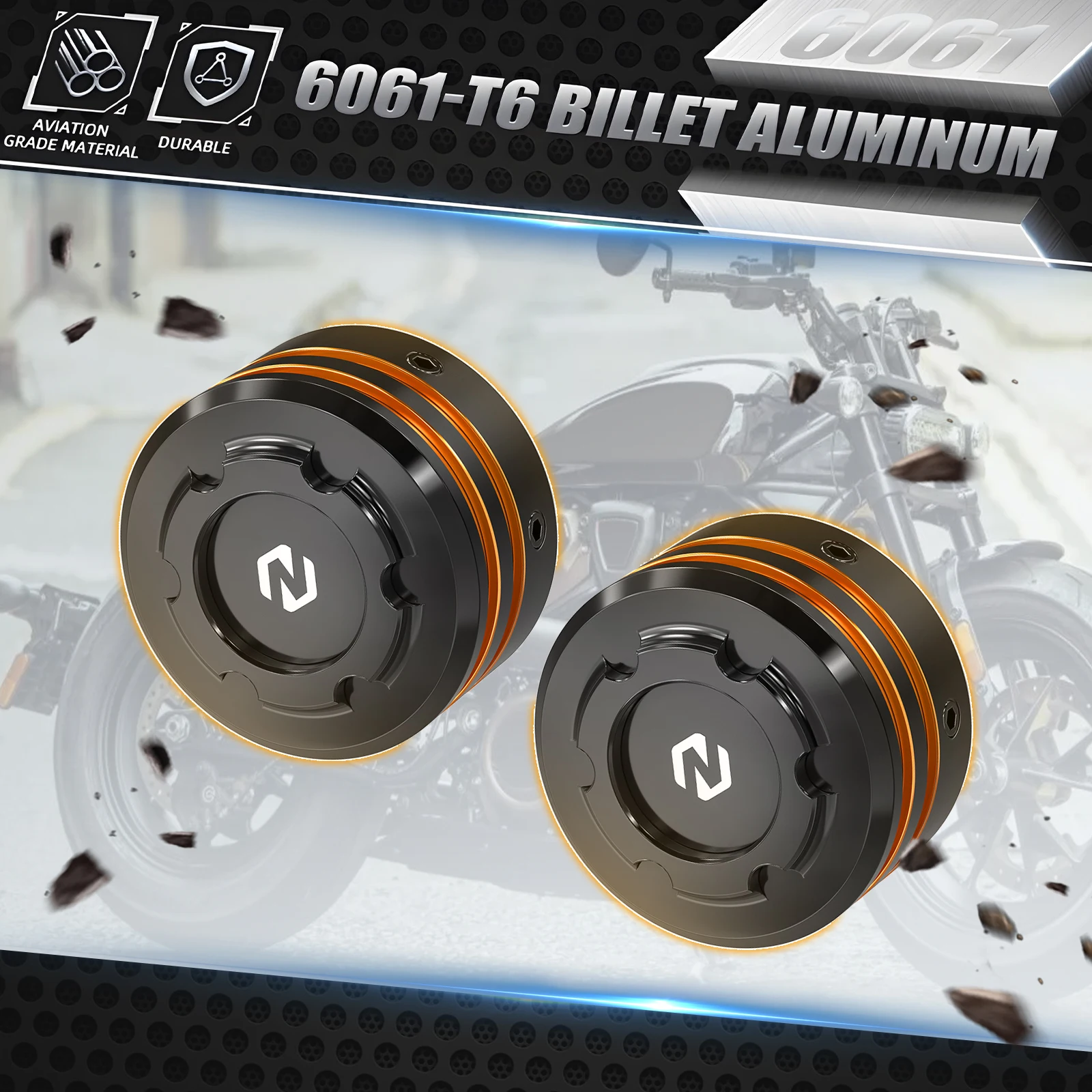 

Motorcycle Rear Axle Nut Cover Caps for Harley Sportster S RH1250S Pan America 1250 Special 21-24 Pan America 1250 RA1250 21-23