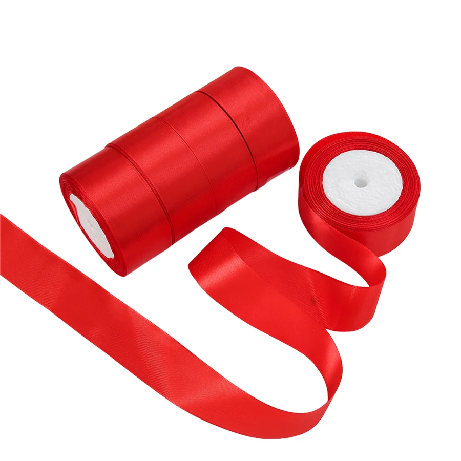 4cm Wide Decorative Satin Ribbon, for Gift Packaging, Party Decoration, Handmade Flower Making, 25 Yards/22.85m Long per Roll