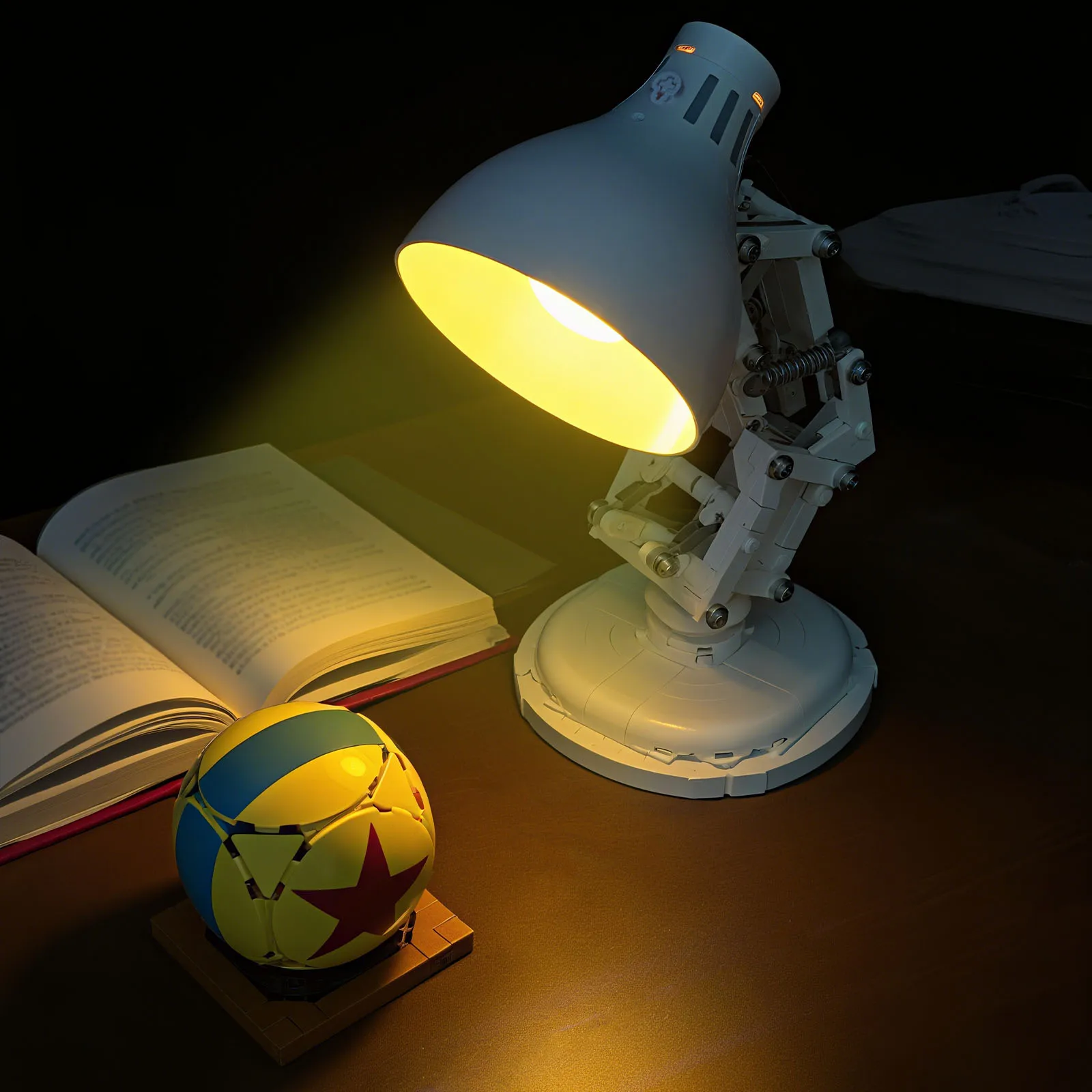 LYBMTWF مجموعة إضاءة LED 21357 مناسبة لـ Luxo Jr. ألعاب مصباح الطوب DIY (لا تشمل النموذج)
