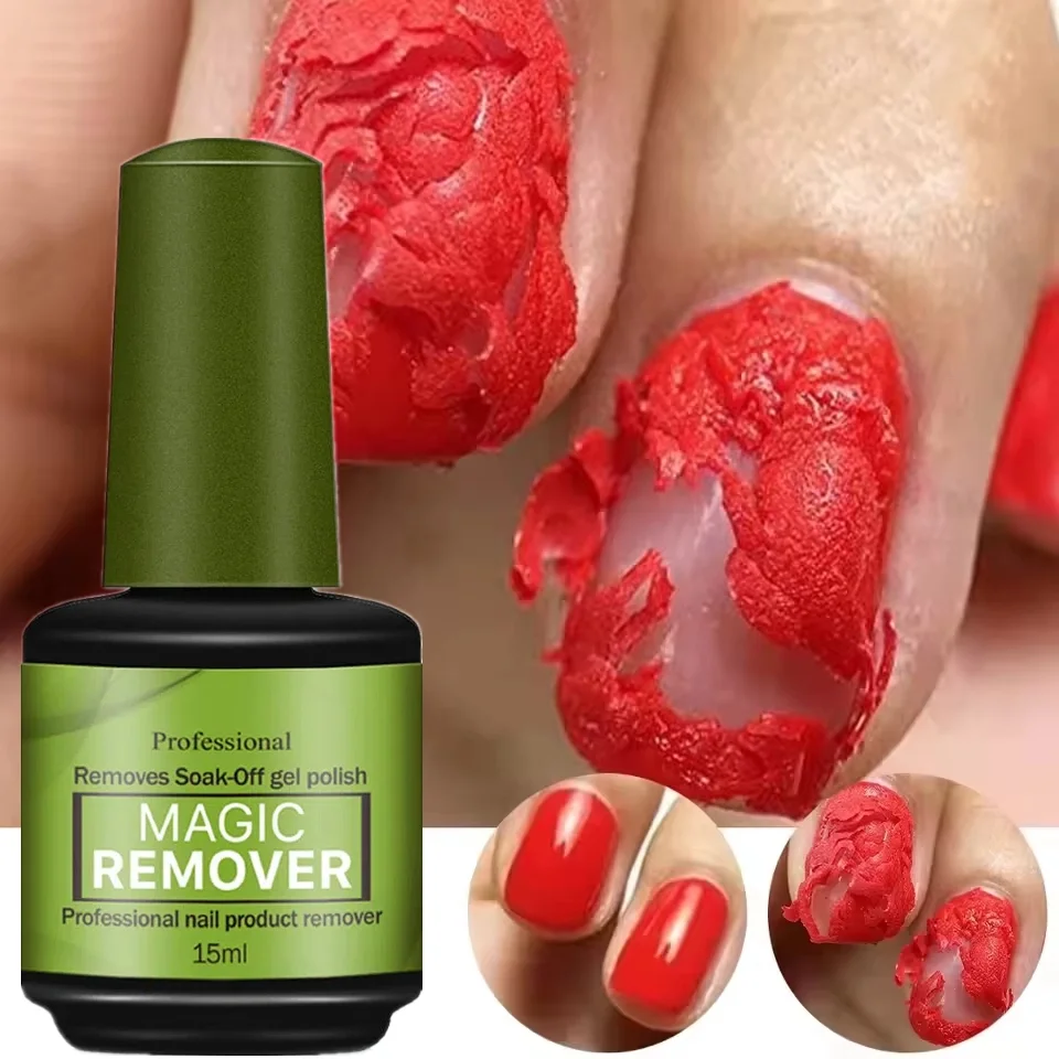 15 مللي ماجيك سريع جيل للأظافر مزيل طلاء الأظافر نظيفة الأشعة فوق البنفسجية نقع قبالة شبه دائمة ورنيش مسمار الفن إزالة الغراء أدوات مانيكير 2025 #1