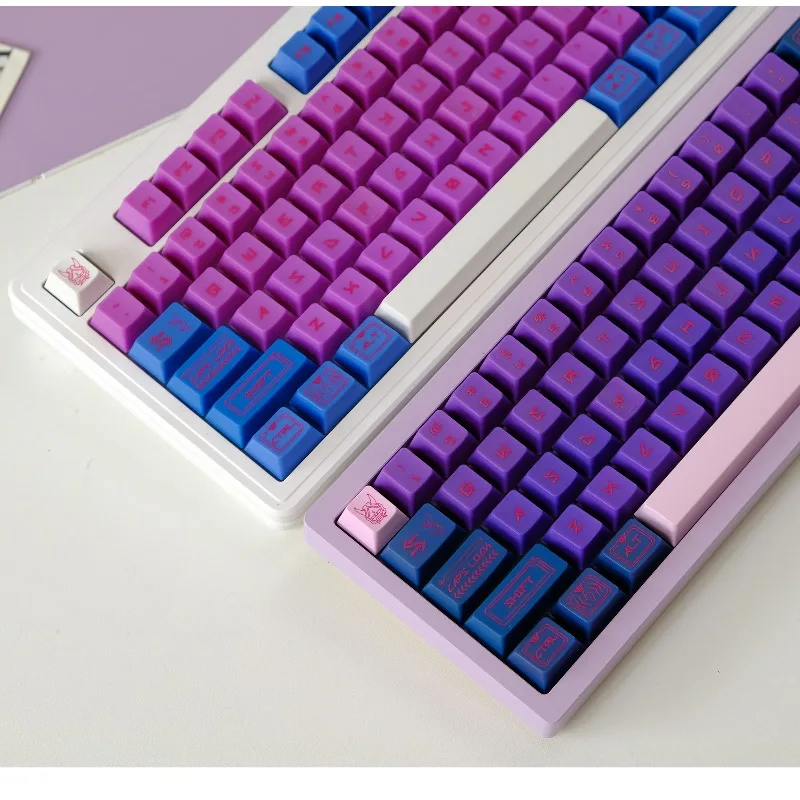 

Neon Phantom Blade Theme Keycaps Set Customized 149key Cherry Profile Keyboard Caps for Mechanical Keyboard Accessories Gift