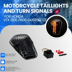 Motorcycle LED Turn Signal Tail Light Taillight For HONDA VTX 1300/1800 CUSTOM 02