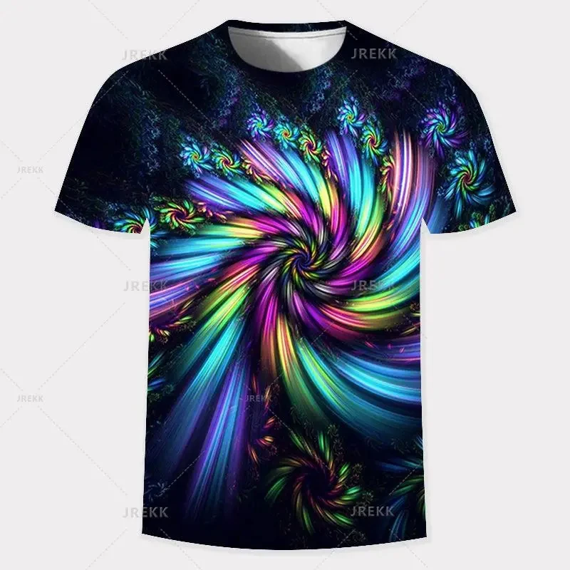 New T Shirt 3D Golden Glitter Digital Printed T-shirt O-neck Short Sleeve Kids Casual Personality Tee Comfortable Tops