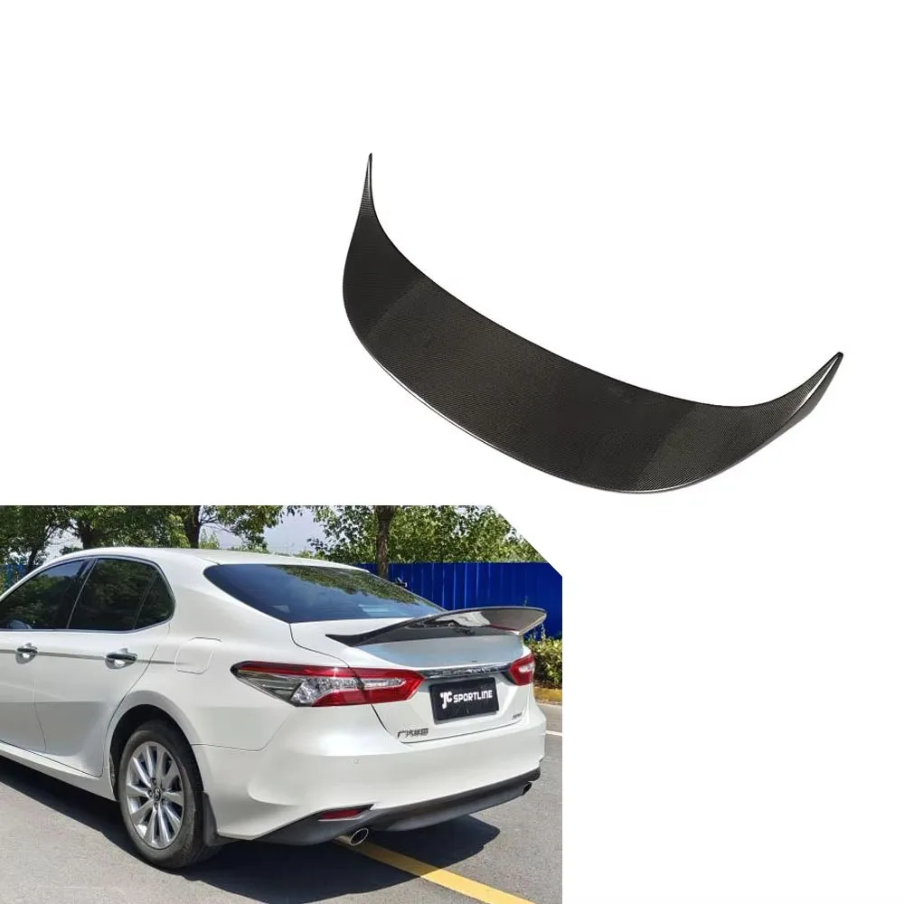 Modify Luxury Carbon Fiber Rear Wing Trunk Spoiler for Toyota Camry LE SE XLE XSE Sedan 4-Door 2018 2019 2020 2021