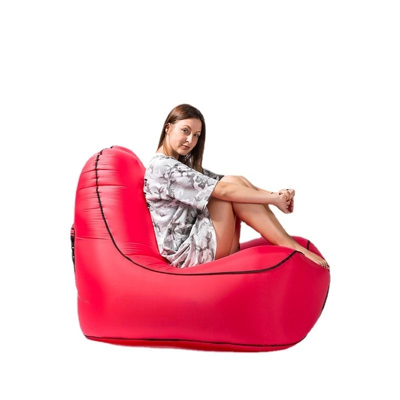 

Lazy Air Sofa Chair Outdoor Portable Inflatable Bed Single Pocket Inflatable Sofa Folding Seat