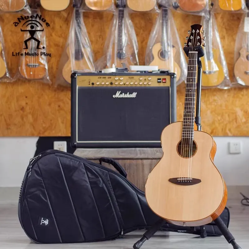 

aNueNue Rainbow Man LF23 Sitka Spruce Solid Top 41-inch Acoustic Guitar