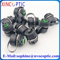 IP67 ODVA-MPO Bulkhead Fiber Adapter with Dust Cap,Fibre Optic Outdoor Duplex ODVA LC/SC/MPO  Inline Adaptor Connector